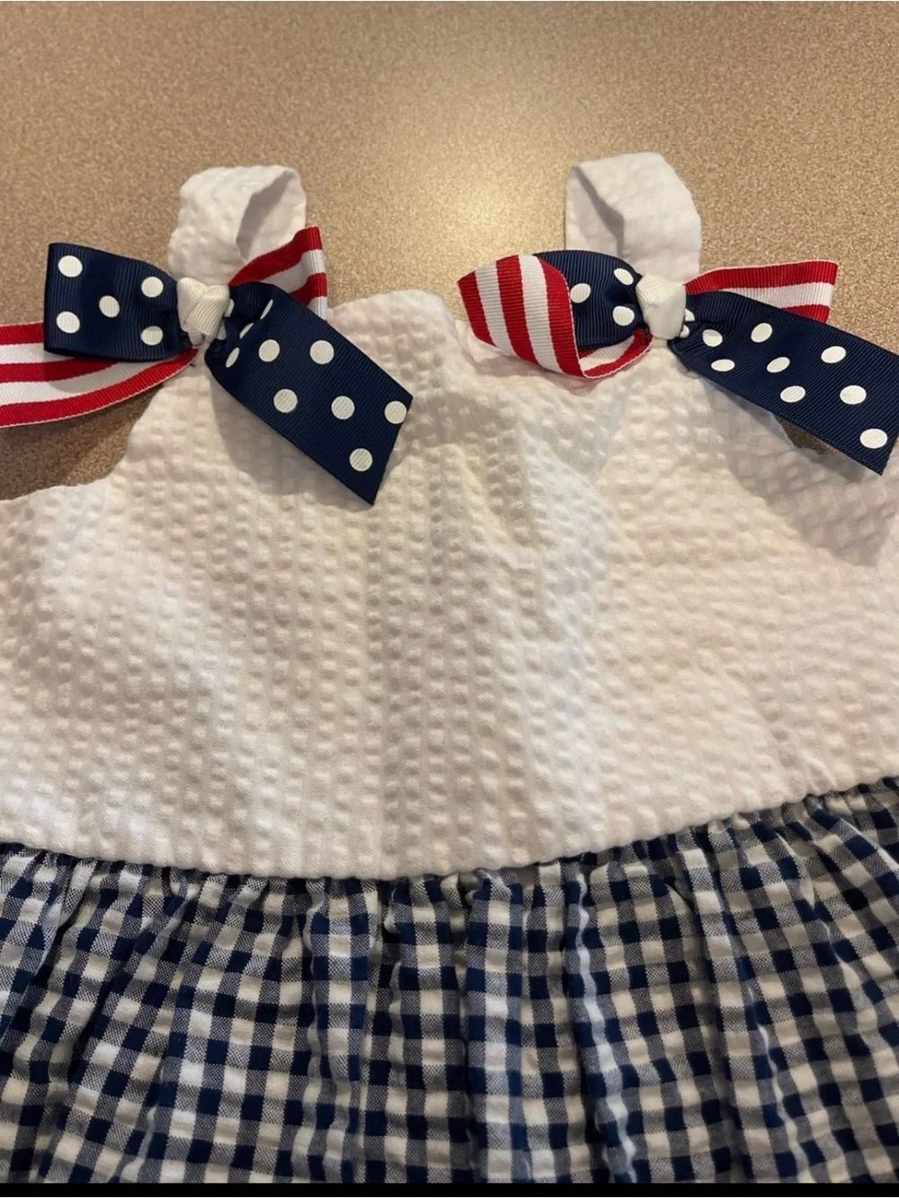 Patriotic girls dress size 5 Bonnie Jean